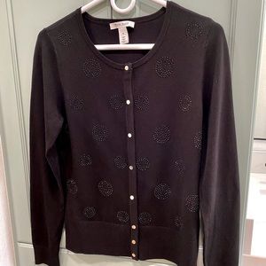 White House Black Market Snap Cardigan Size Medium